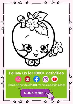 Shopkins coloring pages for kids printable worksheets mcpo tpt