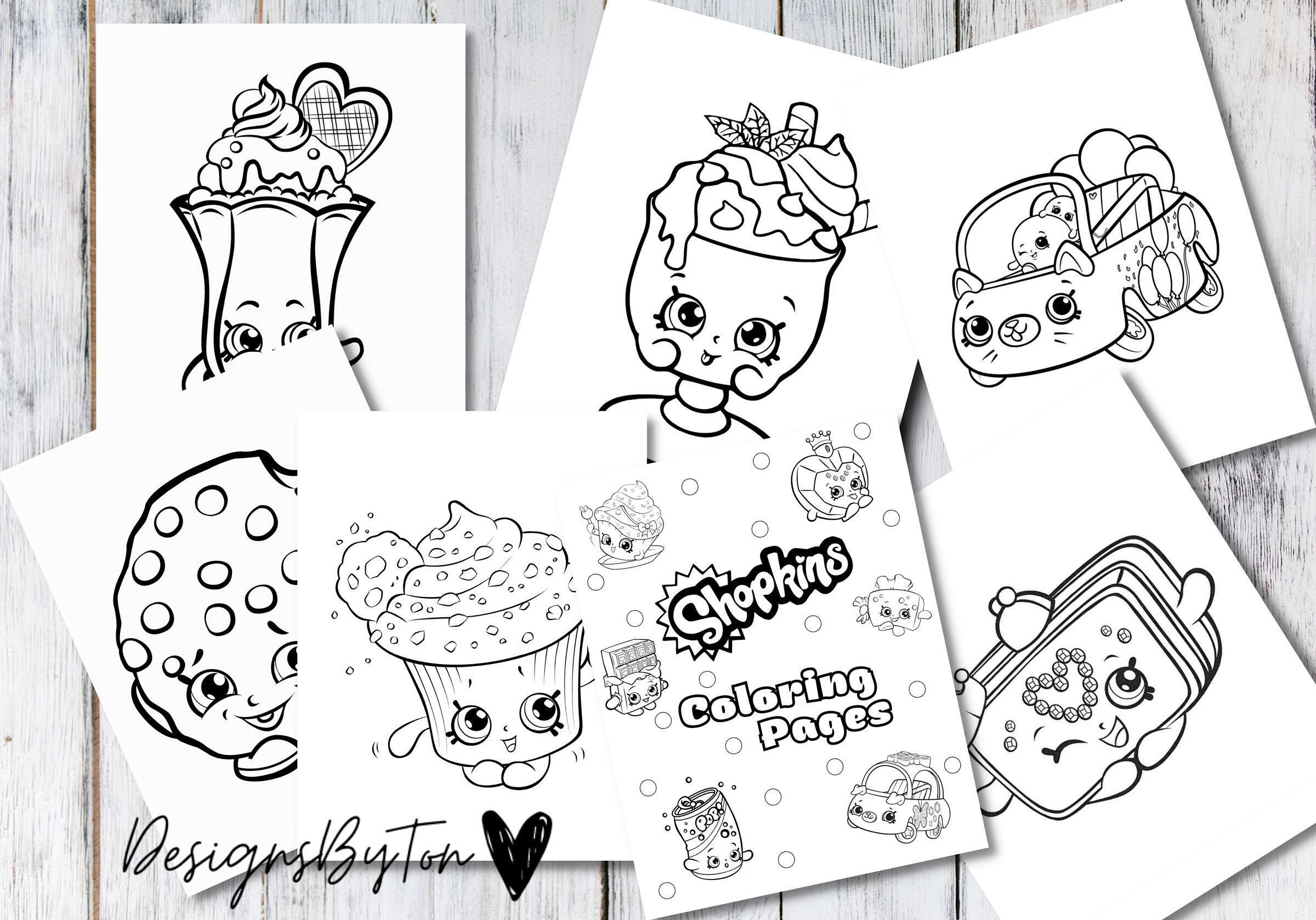 Shopkins coloring pages printable coloring book shopkins