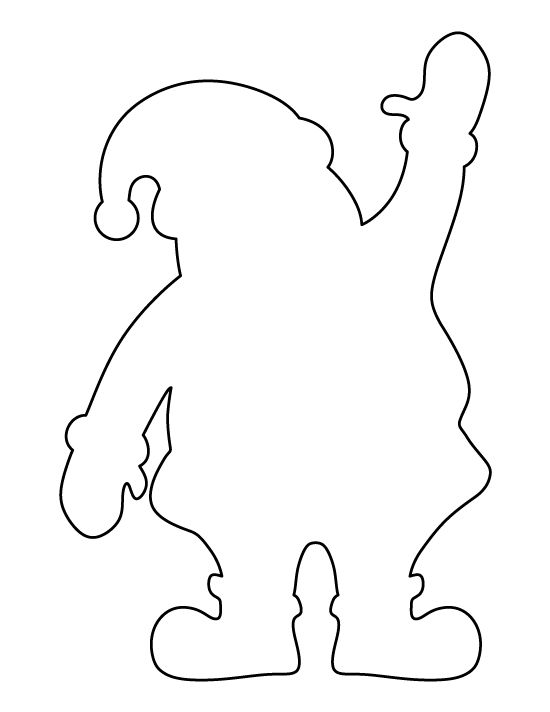 Printable santa claus template christmas stencils christmas cutouts christmas coloring pages