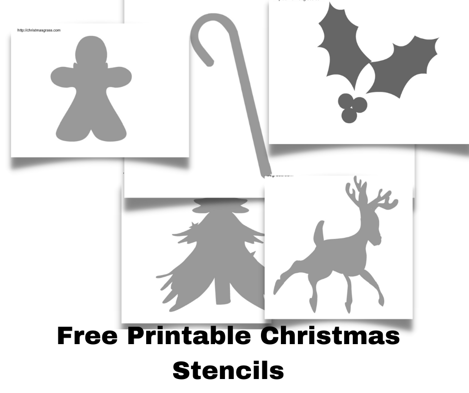 Free printable christmas stencils