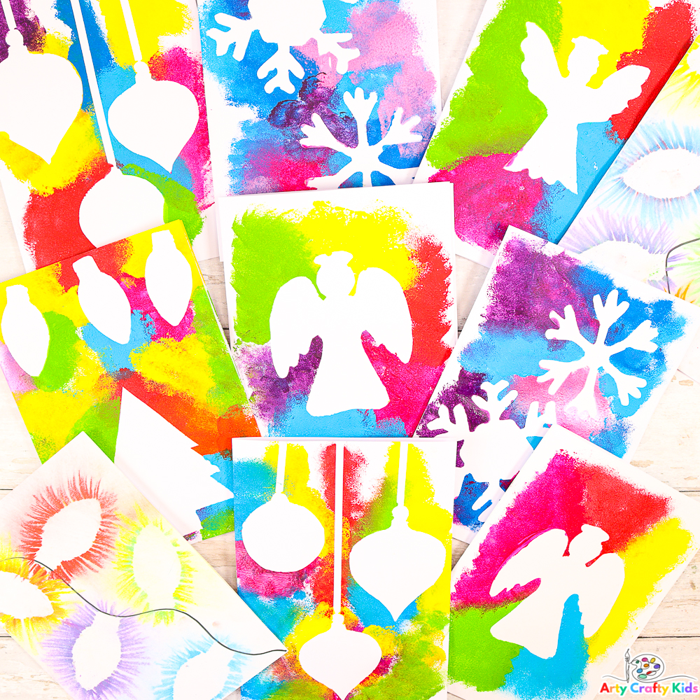 Christmas silhouette cards easy christmas card idea