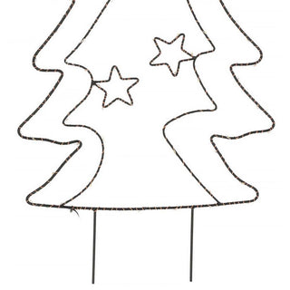 Cm outdoor led christmas tree silhouette led warm white light u â carousel