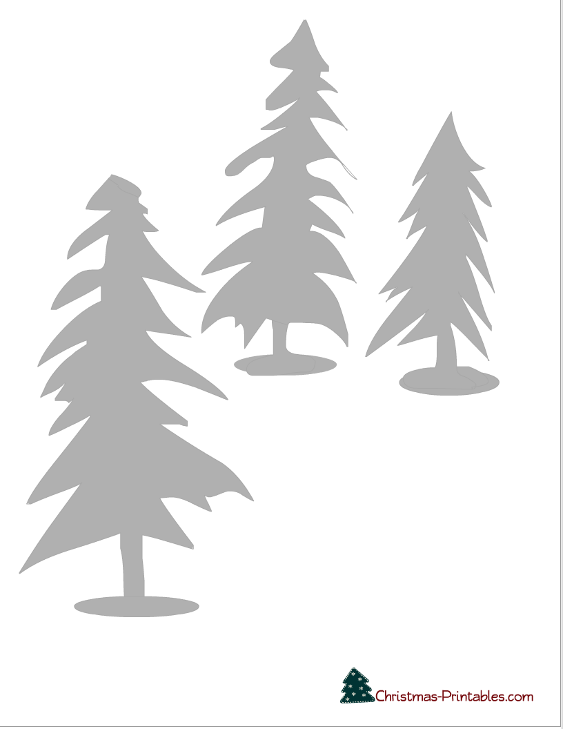 Free printable christmas stencils