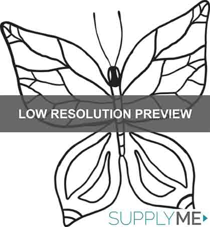 Printable butterfly coloring page for kids â