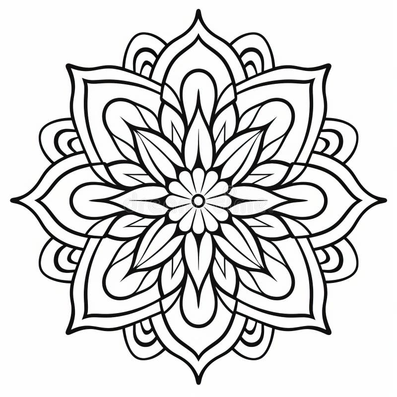 Printable coloring page stock photos