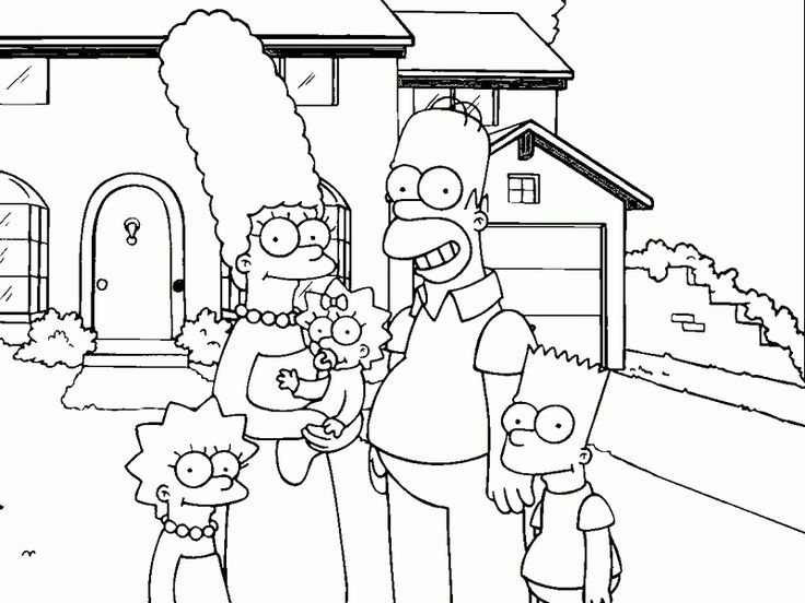 Simpsons coloring pages to print out the coloring pages cartoon coloring pages family coloring pages coloring pages