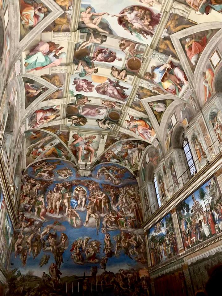 From gardners bergers dreamy wood ceiling the sistine chapel vatican city