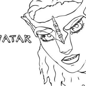 Avatar the way of water coloring pages printable for free download