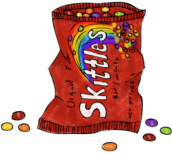 Skittles candy game