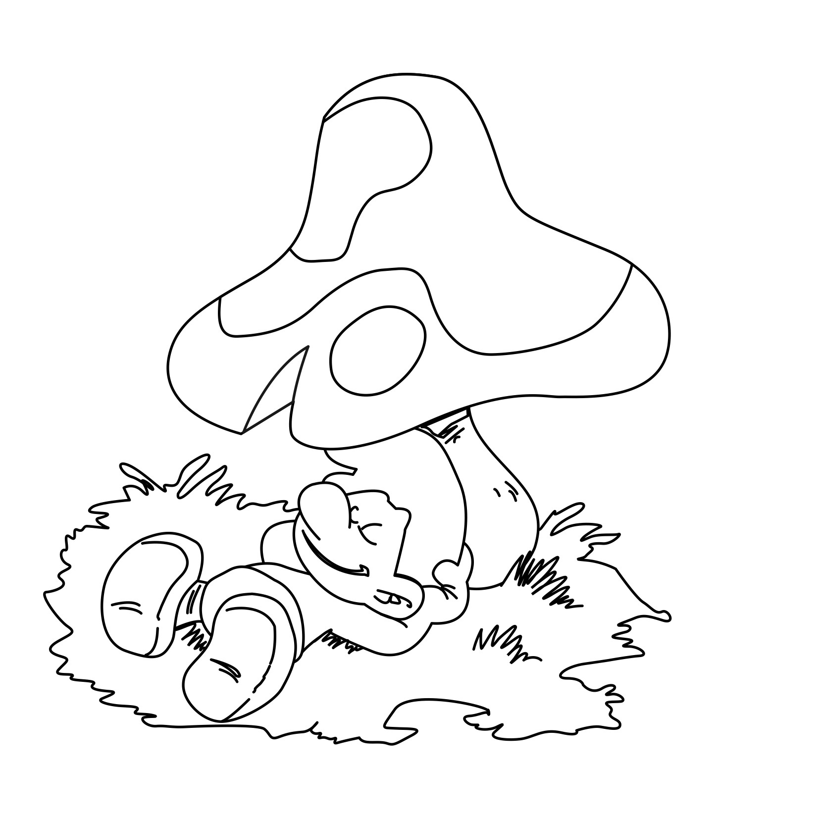 Free printable smurf coloring pages for kids