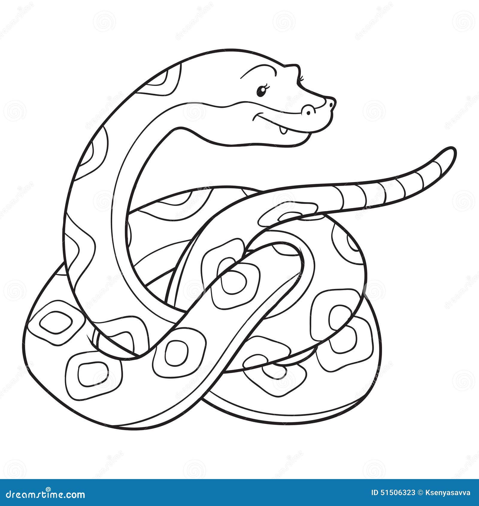 Snake coloring stock illustrations â snake coloring stock illustrations vectors clipart
