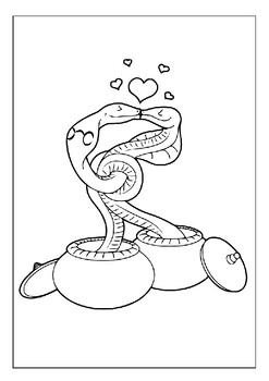 Discover snakes through coloring printable snake coloring pages for kids