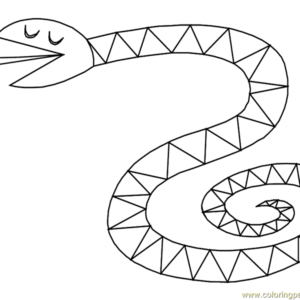 Snake coloring pages printable for free download