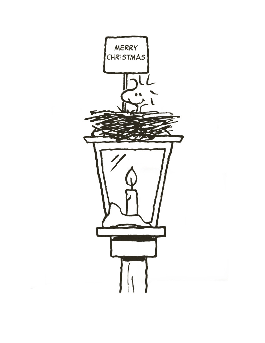 Free printable charlie brown christmas coloring pages for kids