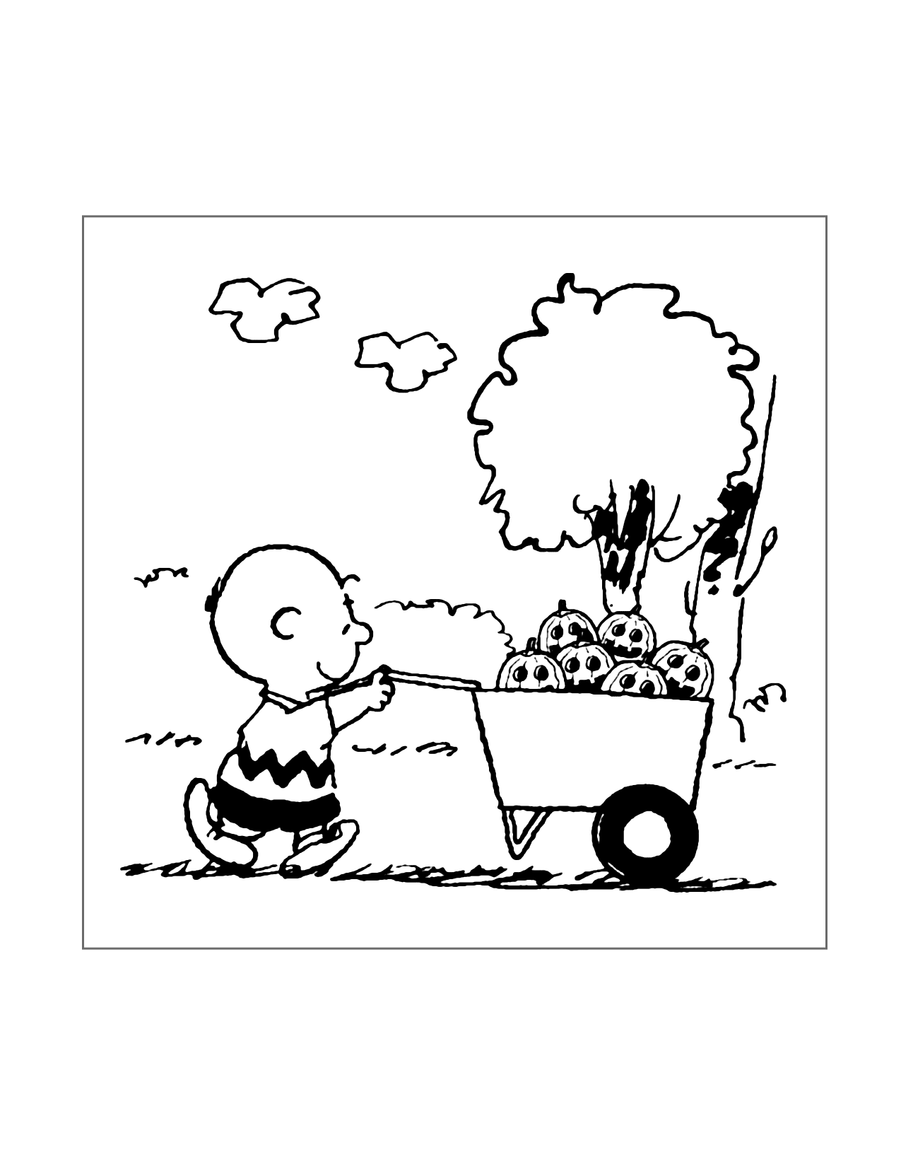 Charlie brown pages â printable pages