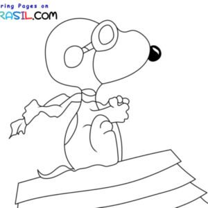 Snoopy coloring pages printable for free download
