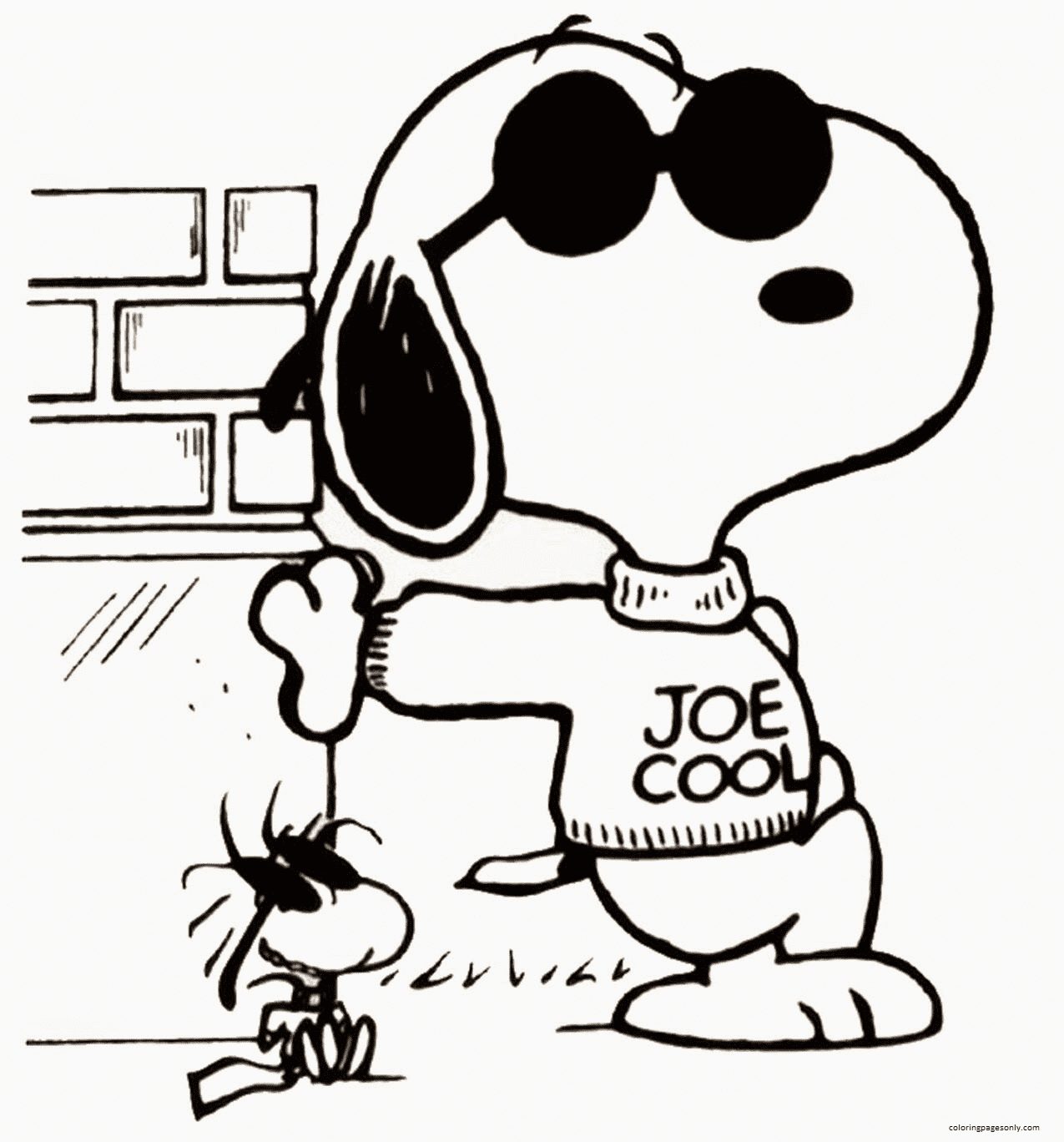 Snoopy coloring pages
