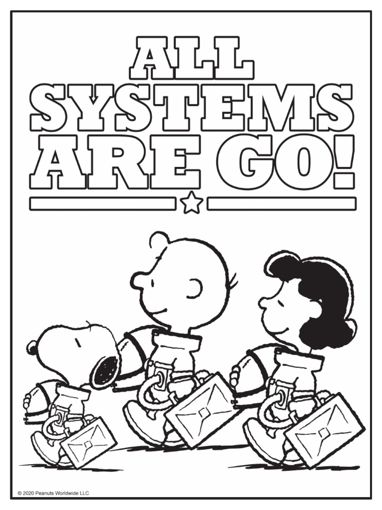 Astronaut snoopy coloring sheet pdf