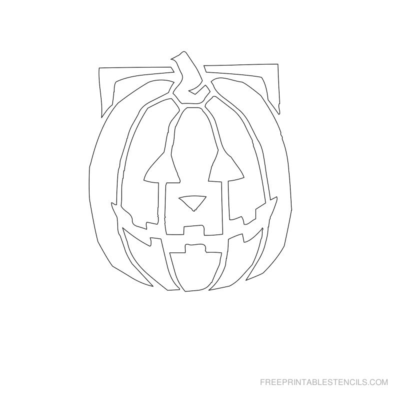 Printable pumpkin stencils