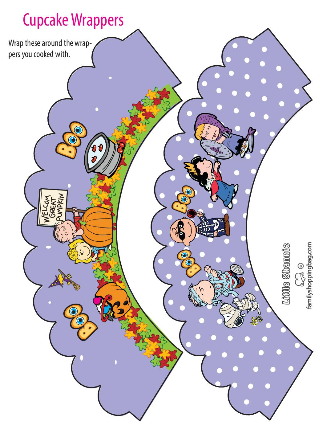 Free printable halloween peanuts coloring pages and more lil shannie
