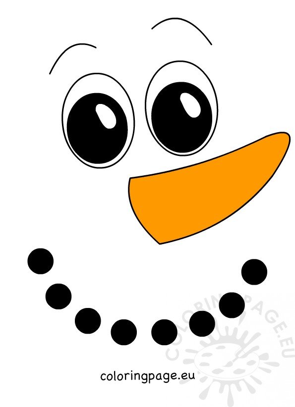 Snowman face