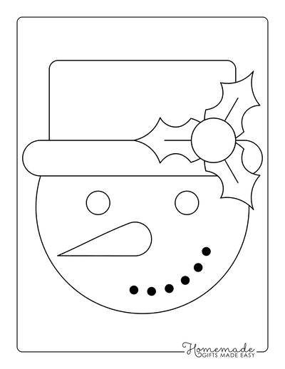 Best snowman coloring pages for kids adults