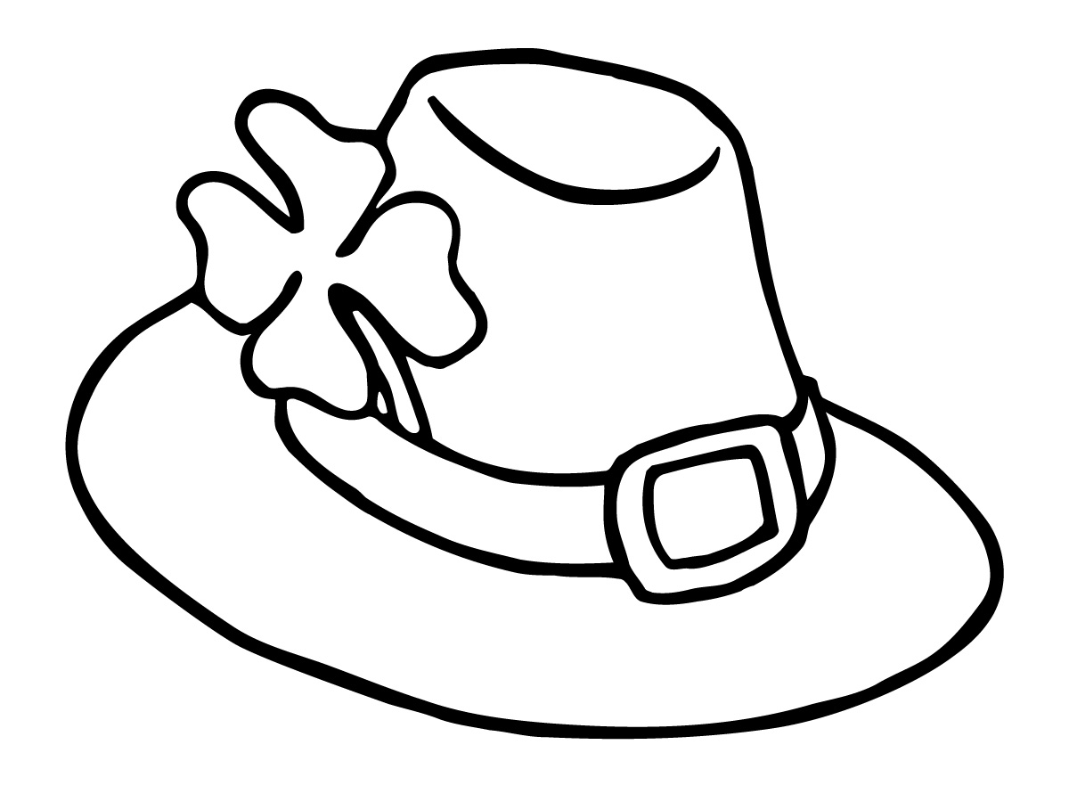Hat coloring pages