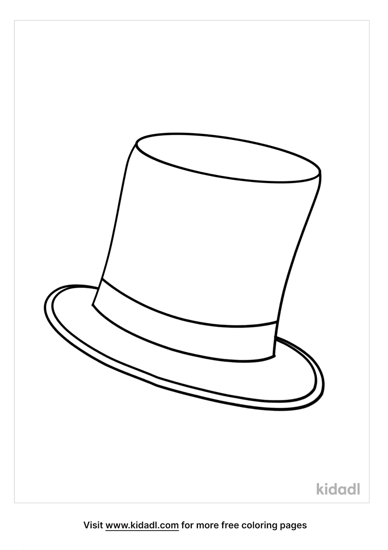 Free snowman hat coloring page coloring page printables