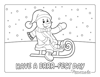 Best snowman coloring pages for kids adults