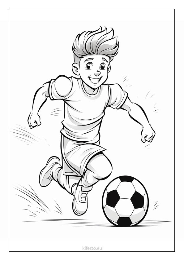 Soccer coloring pages free printable coloring sheets for kids