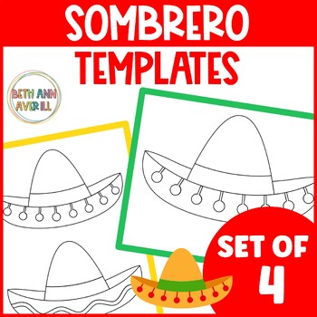 Cinco de mayo sombrero template craft by beth ann averill tpt