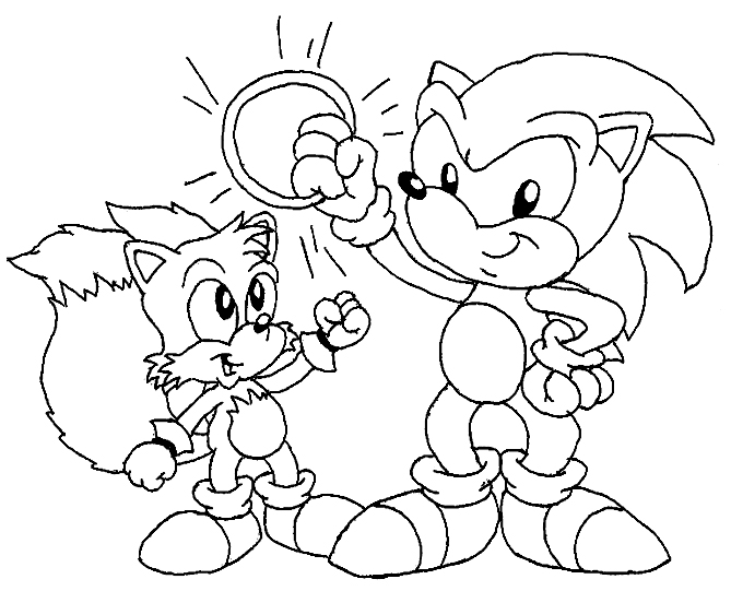 Sonic and tails by beau