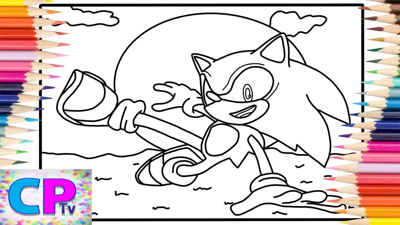 Sonic the hedgehog coloring pagessonic danceasketa natan chai