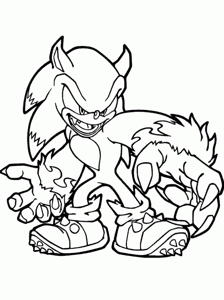 Get this sonic coloring pages free printable