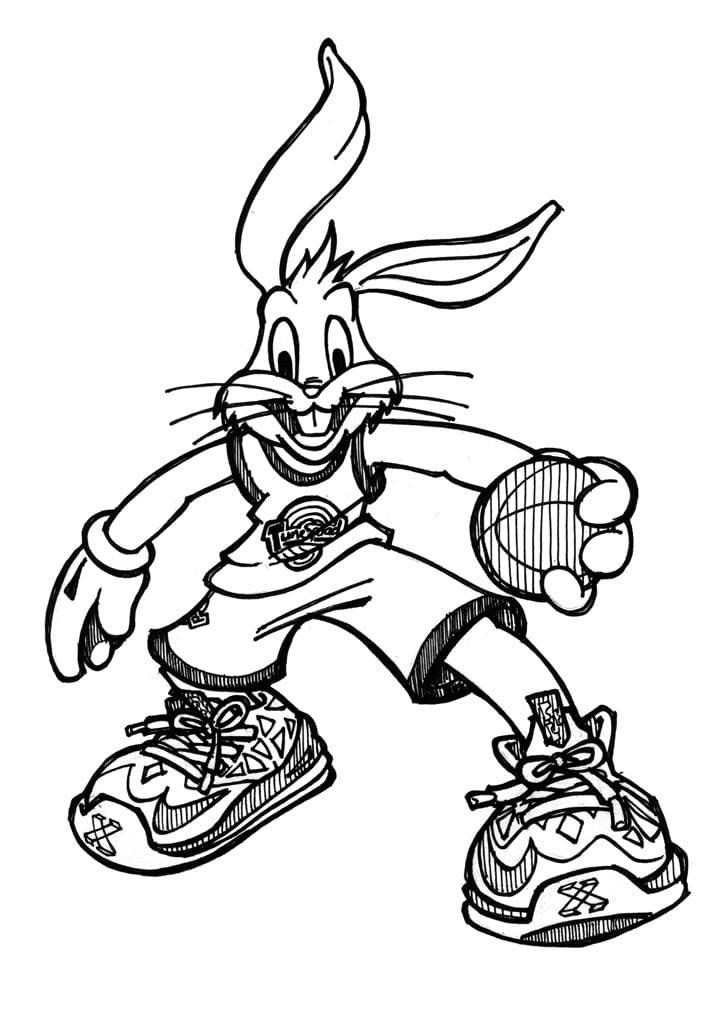 Space jam coloring pages printable for free download