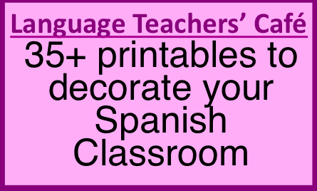 Language teachers cafe decorating your spanish classroom