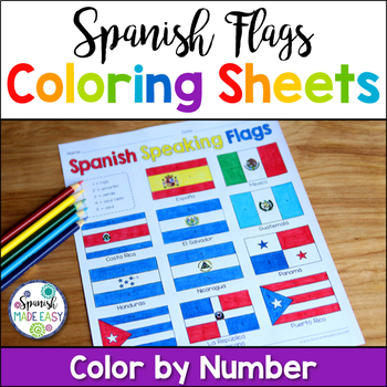 Flags of spanish