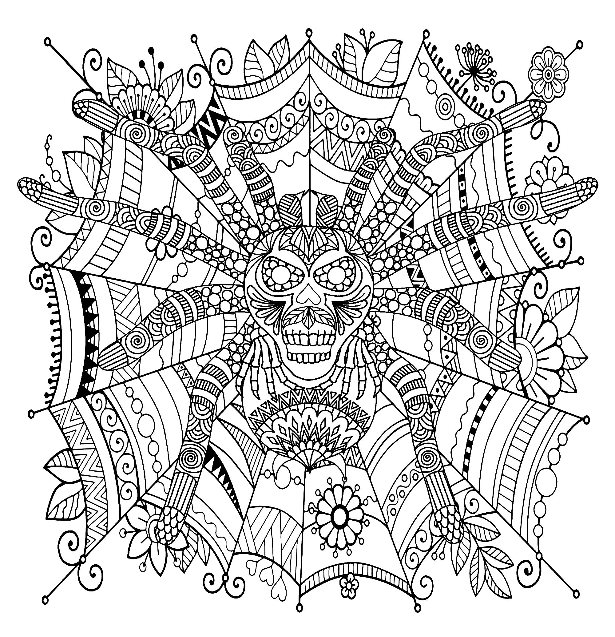 Spider mandala