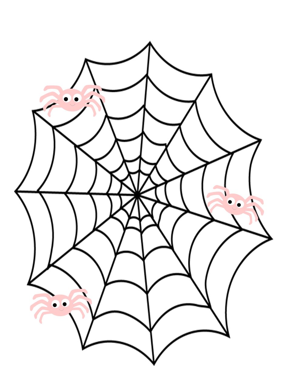 Pin the spider on the web free printable halloween