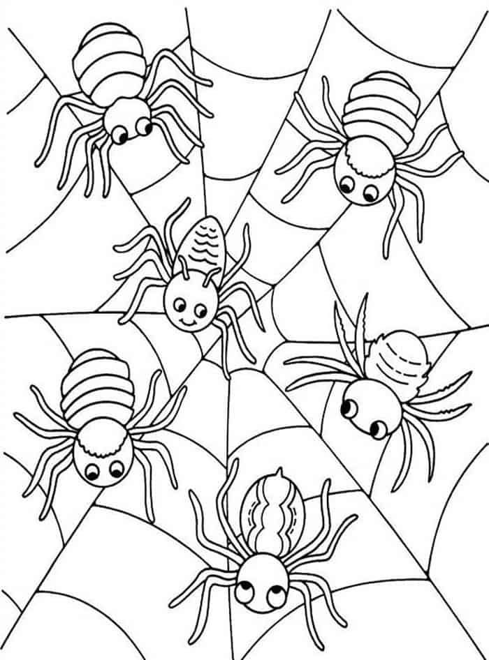Spider baby printable coloring pages spider coloring page halloween coloring pages coloring pages