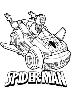 Lego spiderman set coloring page spiderman coloring superhero coloring pages lego coloring pages