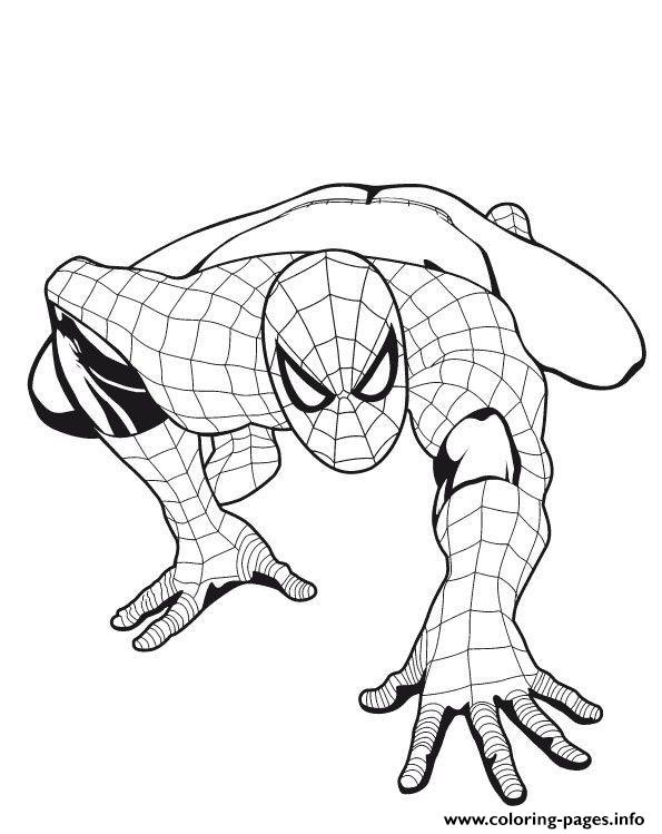 Spiderman s for boysfe coloring page printable