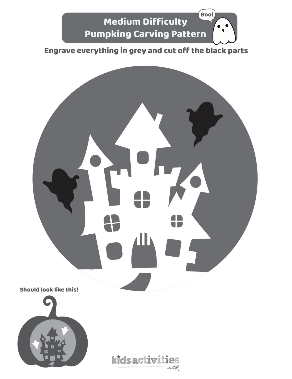 Free pumpkin stencils for halloween