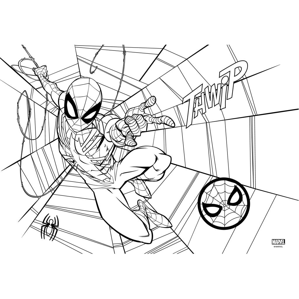 Painting block spiderman x sh stickers