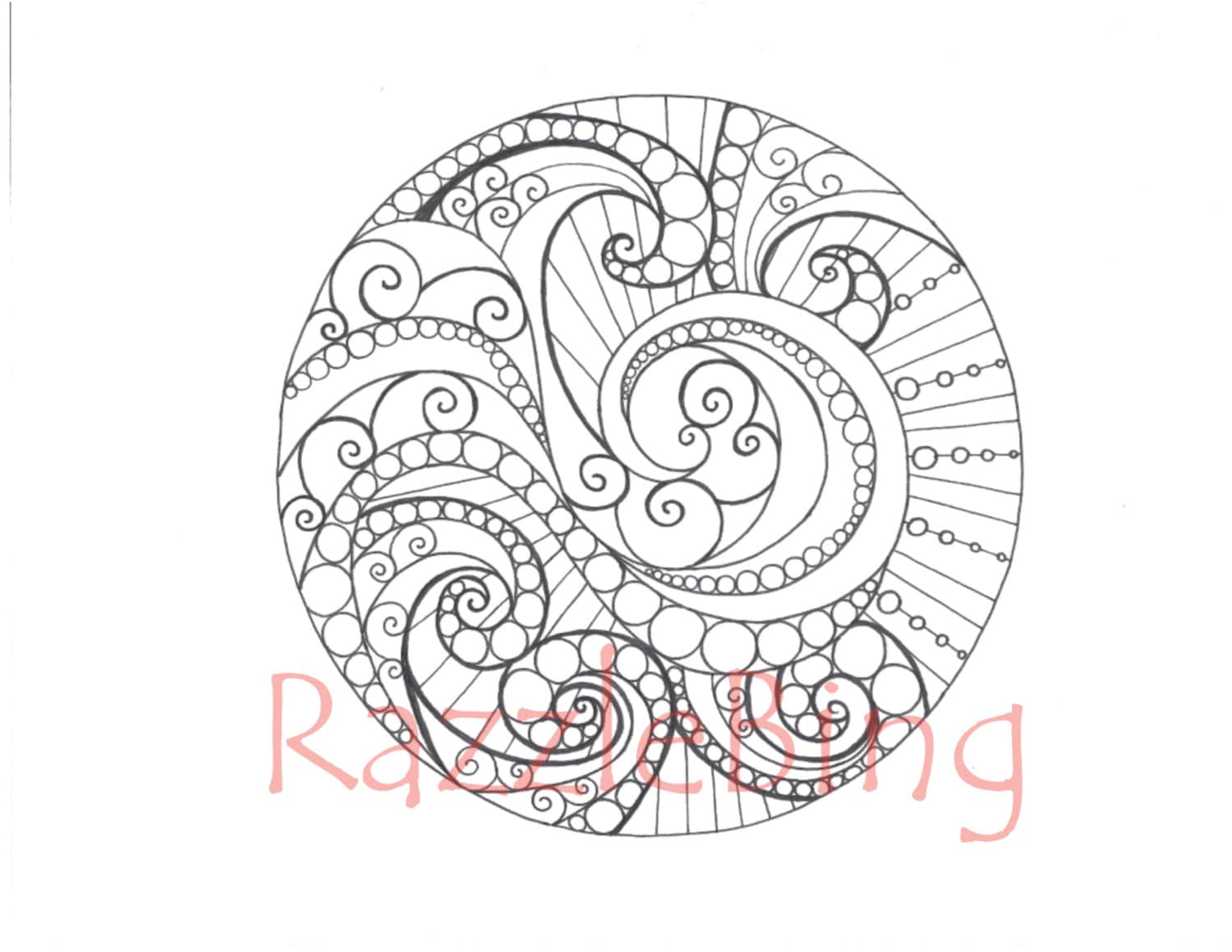 Printable coloring page