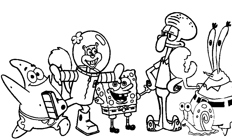 Spongebob coloring pages