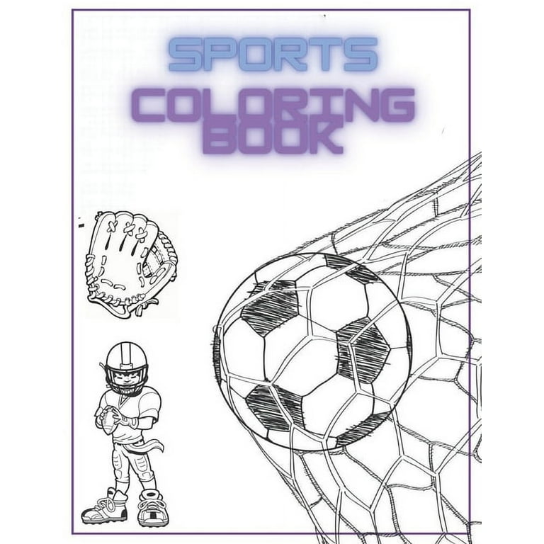 Sports coloring book for kids