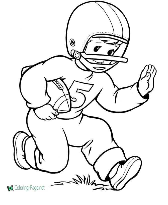 Sports coloring pages