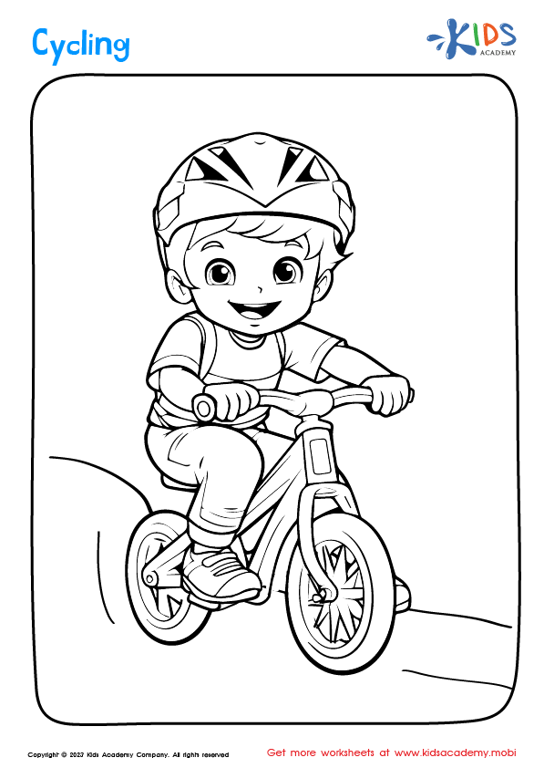Free sports coloring worksheets for pre