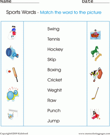 Printable sports coloring worksheets free online coloring pages